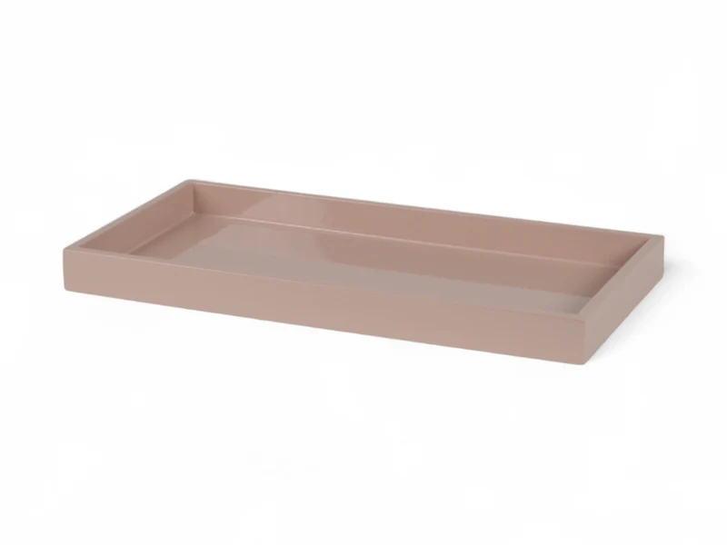 albert L. (punkt) Lacquer-Tablett puder 30x15cm