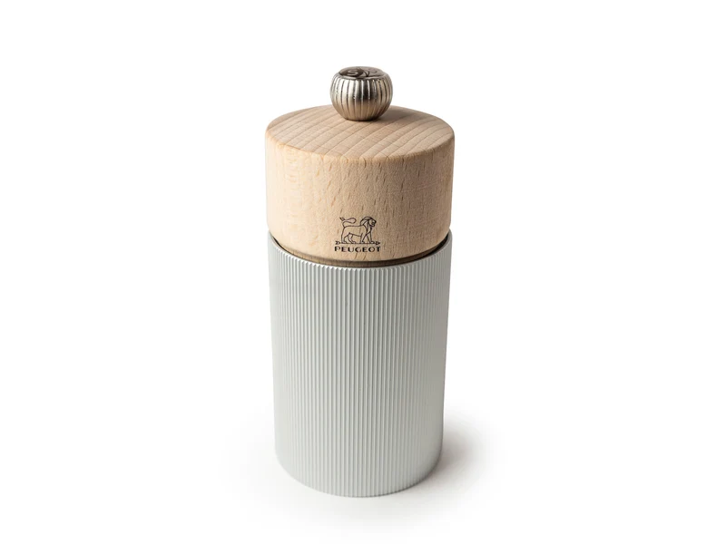 PEUGEOT LINE Salzmühle aluminium/natur 12cm