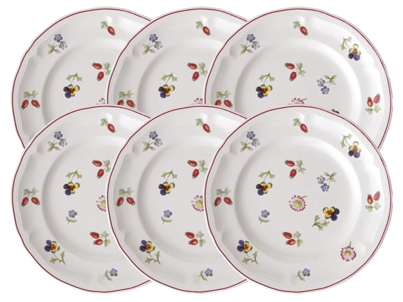Villeroy & Boch Petite Fleur Brotteller 17cm Set6
