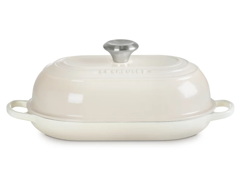 Le Creuset Brot Bräter Signature oval meringue 29cm