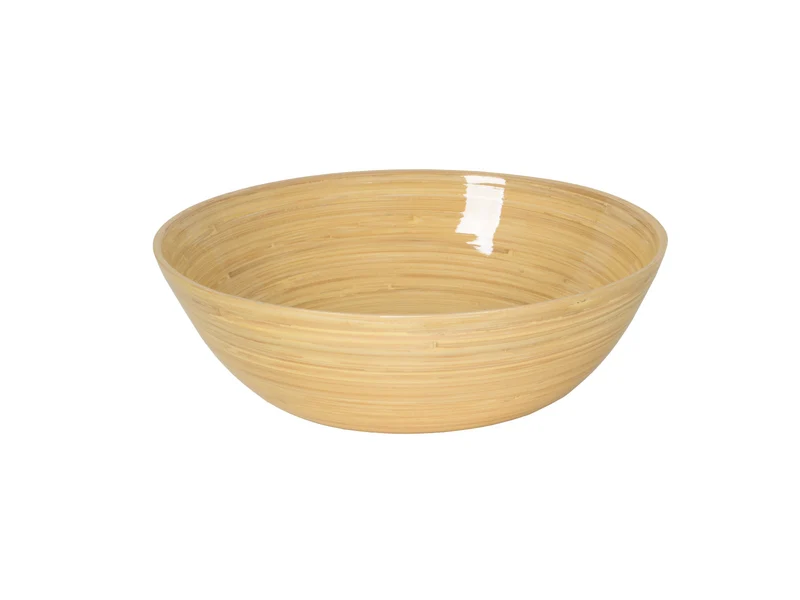 albert L. (punkt) Bambus-Schüssel flach natur 30 x 10 cm