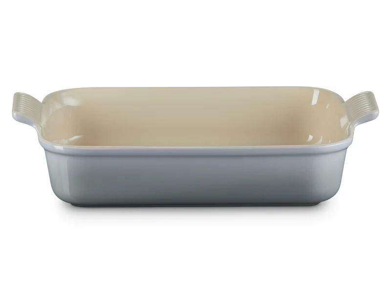 Le Creuset Auflaufform Tradition rechteckig perlgrau 32cm