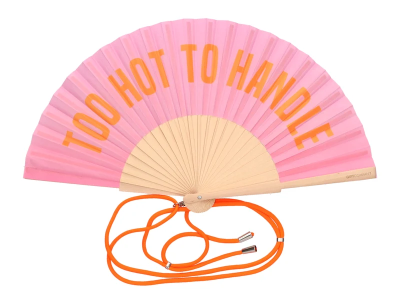 Giftcompany Fififan Fächer Hot to Handle rosa 23cm