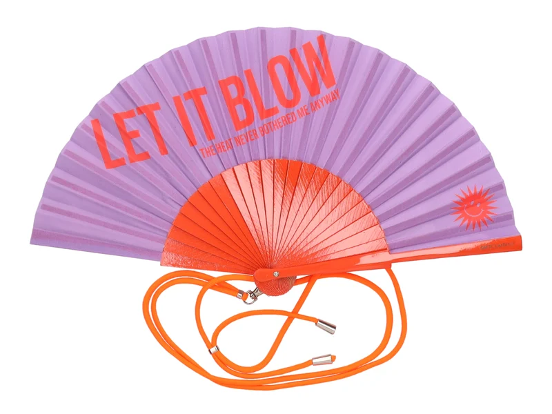 Giftcompany Fififan Fächer Let it Blow lila 23cm
