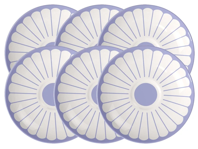 Villeroy & Boch Fleur bleu Kaffee-Untertasse 15cm Set6