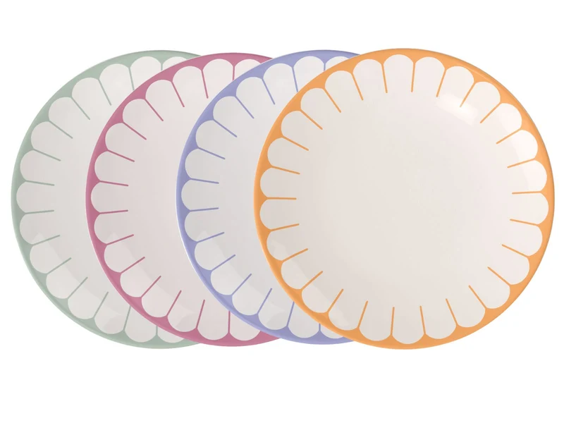 Villeroy & Boch Fleur couleur Frühstücks/Dessertteller 21cm Set4