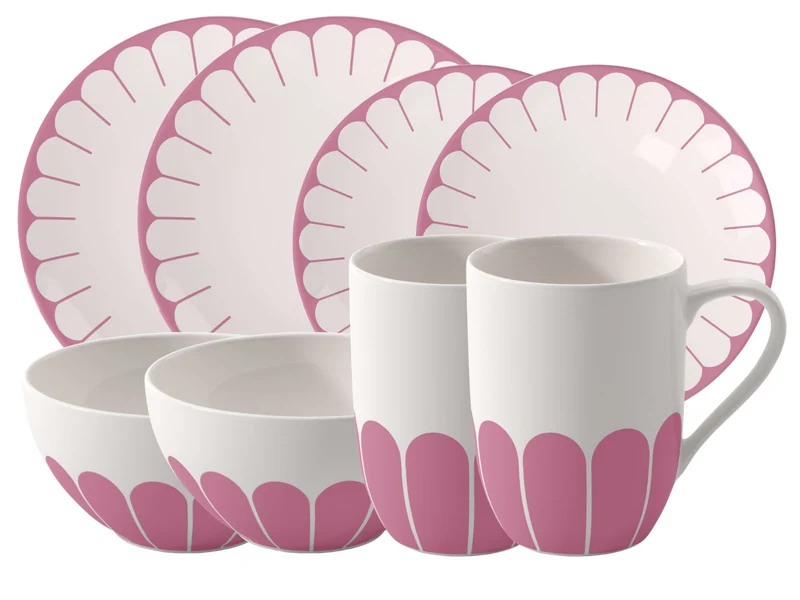 Villeroy & Boch Fleur cassis Starter-Set 8tlg