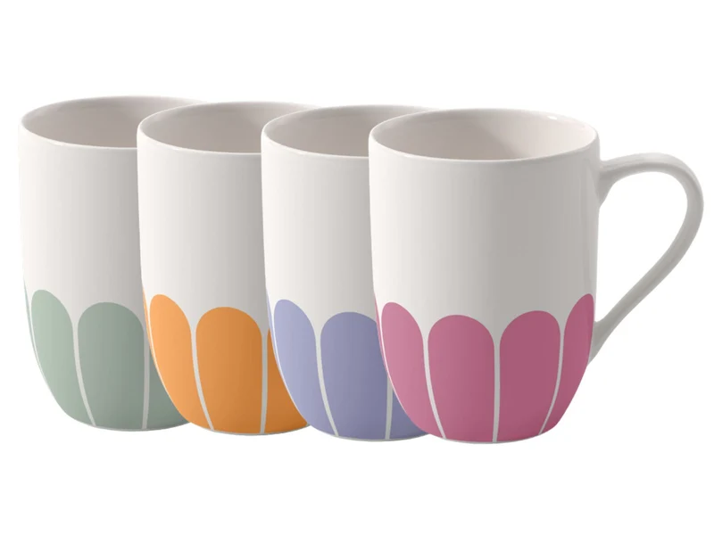 Villeroy & Boch Fleur Couleur Henkelbecher 0,29l Set4