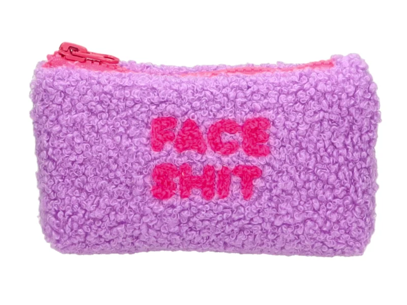 Giftcompany Voyage Teddy Tasche S Face Sh*t lila 16cm