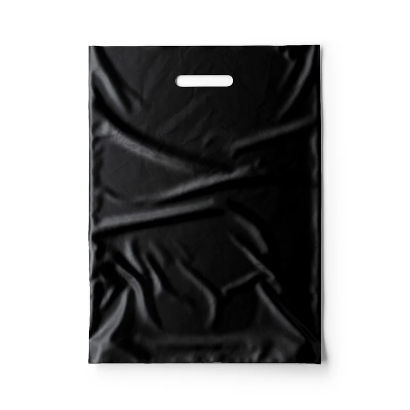 Schwarze Tragetaschen (500 pro Karton)