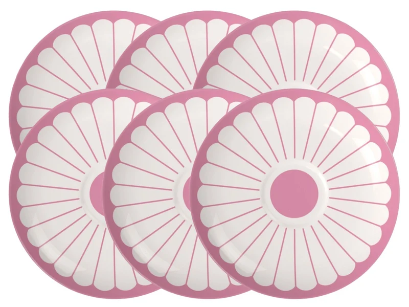 Villeroy & Boch Fleur cassis Cappuccino-Untertasse 17,5cm Set6