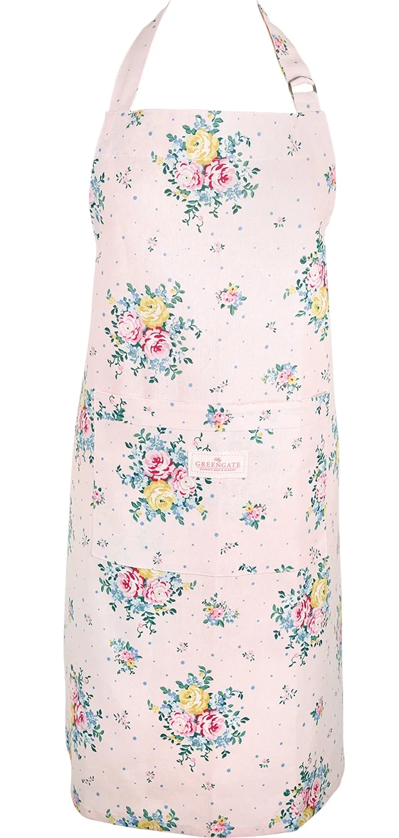 Greengate Laura Schürze pale pink 70 x 90 cm