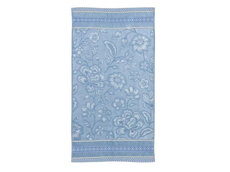 PIP STUDIO Jasmin Jacquard Handtuch light blue 55x100cm (1 Stück)