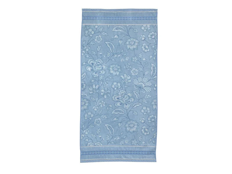 PIP STUDIO Jasmin Jacquard Duschtuch light blue 70x140cm (1 Stück)