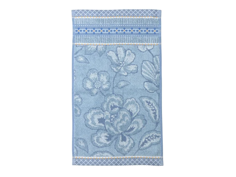 PIP STUDIO Jasmin Jacquard Gästehandtuch light blue 30x50cm (1 Stück)