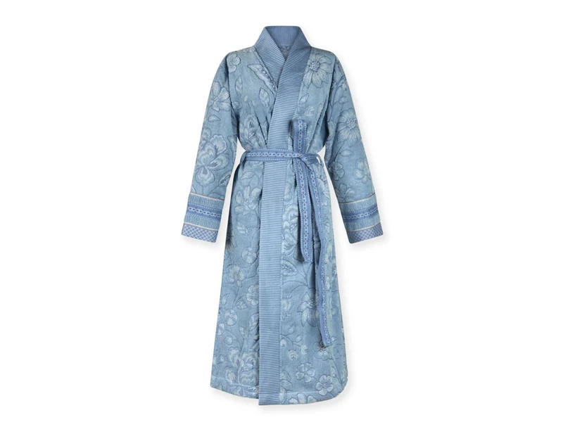 PIP STUDIO Jasmin Jacquard Bademantel light blue XL (1 Stück)