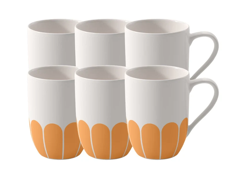 Villeroy & Boch Fleur soleil Henkelbecher 0,29l Set6