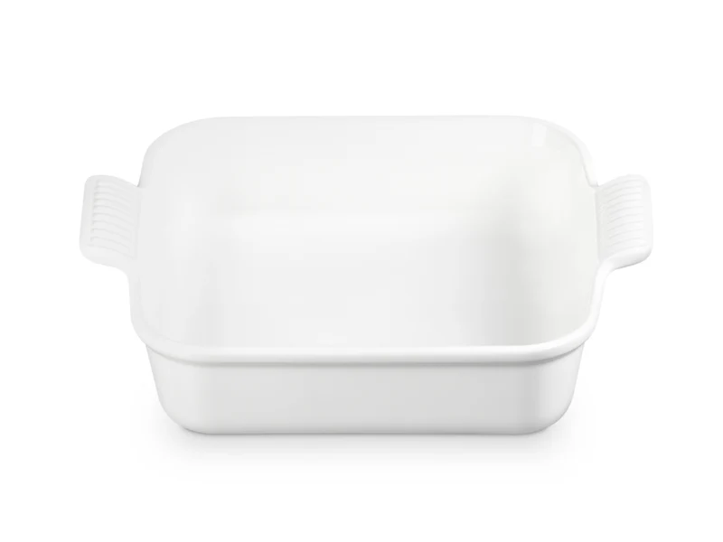 Le Creuset Auflaufform Tradition quadratisch weiß 23cm