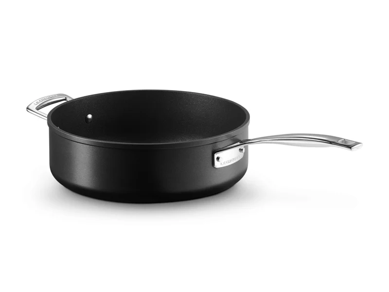 Le Creuset Aluminium-Antihaft Sautépfanne rund schwarz 28cm
