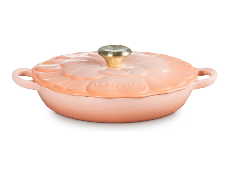 Le Creuset Signature Gourmet-Profitopf Blume pêche 26cm