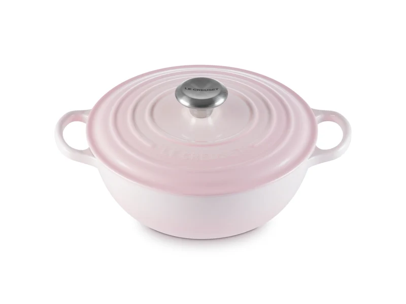 Le Creuset Bräter La Marmite Signature rund shell pink 24cm
