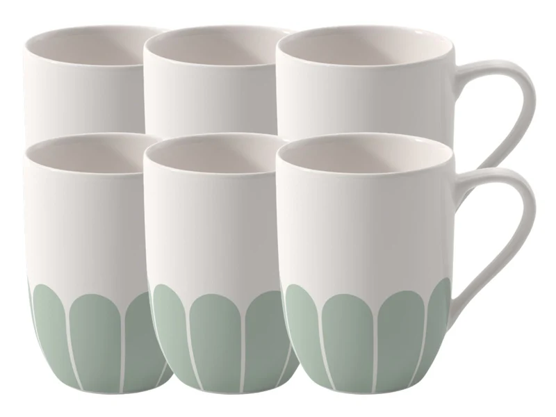 Villeroy & Boch Fleur vert Henkelbecher 0,29l Set6