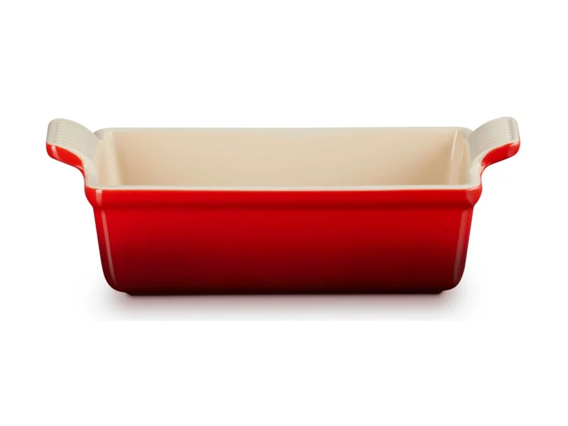 Le Creuset Backform Tradition rechteckig kirschrot 23cm