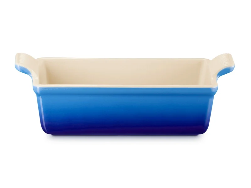 Le Creuset Backform Tradition rechteckig azure 23cm