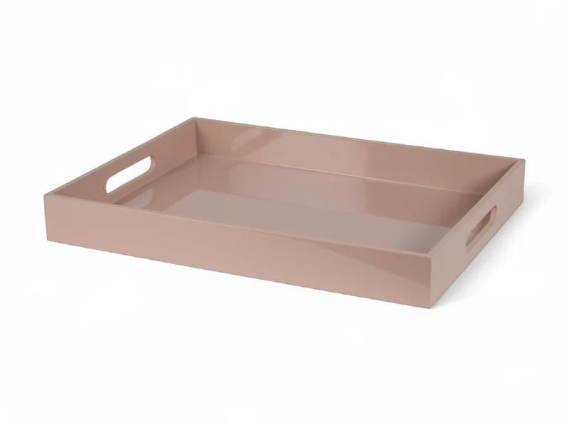 albert L. (punkt) Lacquer-Tablett puder 40x30cm