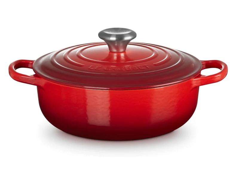 Le Creuset Sauteuse Signature rund kirschrot 24cm
