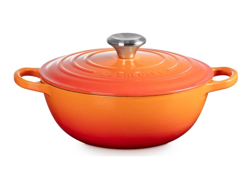 Le Creuset Bräter La Marmite Signature rund ofenrot 24cm