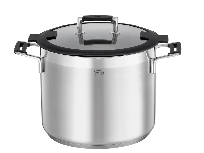 Rösle Silence® Pro Kochtopf hoch mit Deckel 24 cm