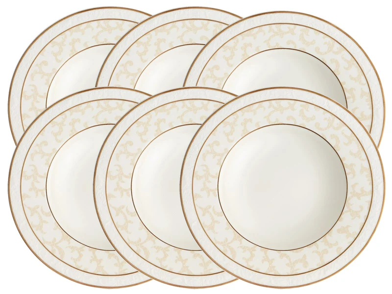 Villeroy & Boch Ivoire Suppenteller 24cm Set6