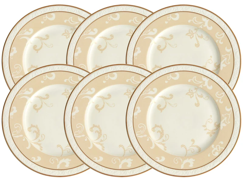 Villeroy & Boch Ivoire Frühstücksteller 22cm Set6