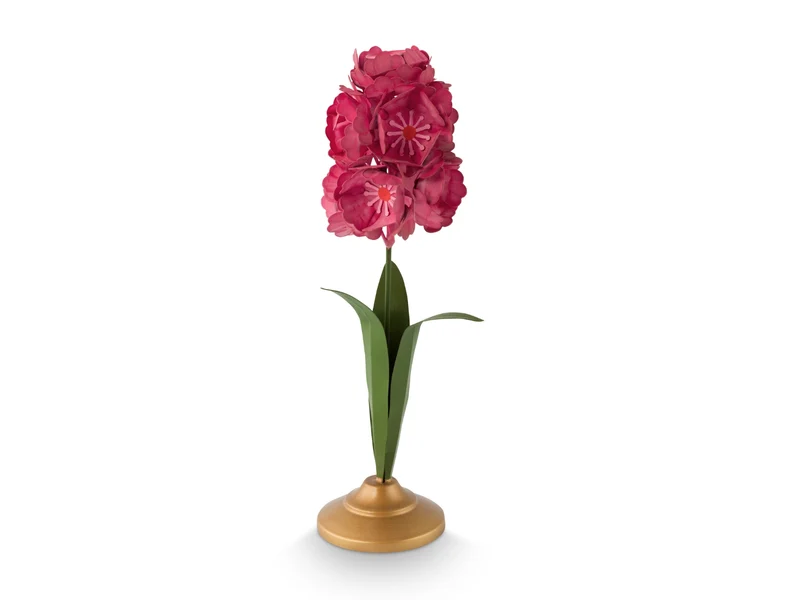 PIP STUDIO Metal Flower Kerzenhalter pink 31,5cm