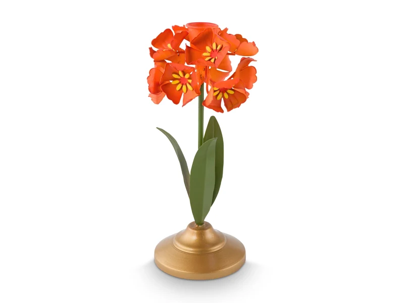 PIP STUDIO Metal Flower Kerzenhalter orange 22,5cm