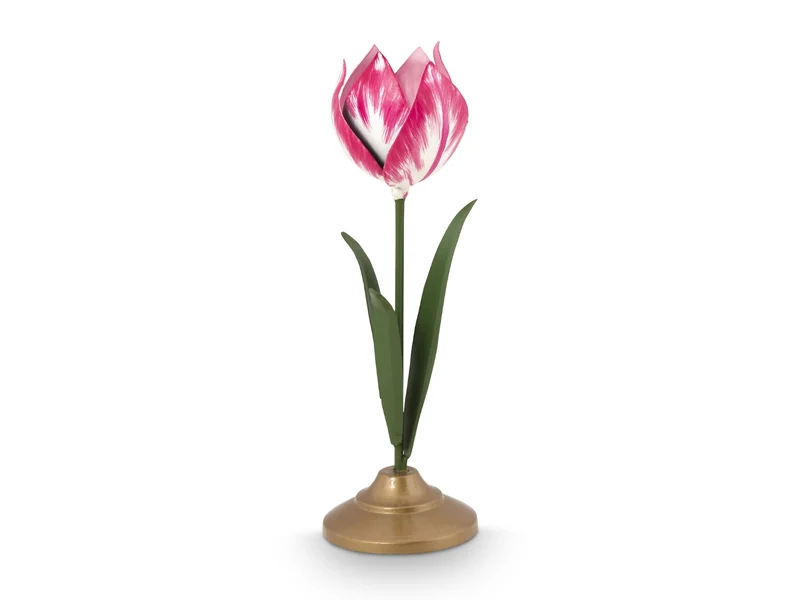 PIP STUDIO Metal Tulip Kerzenhalter pink 26cm
