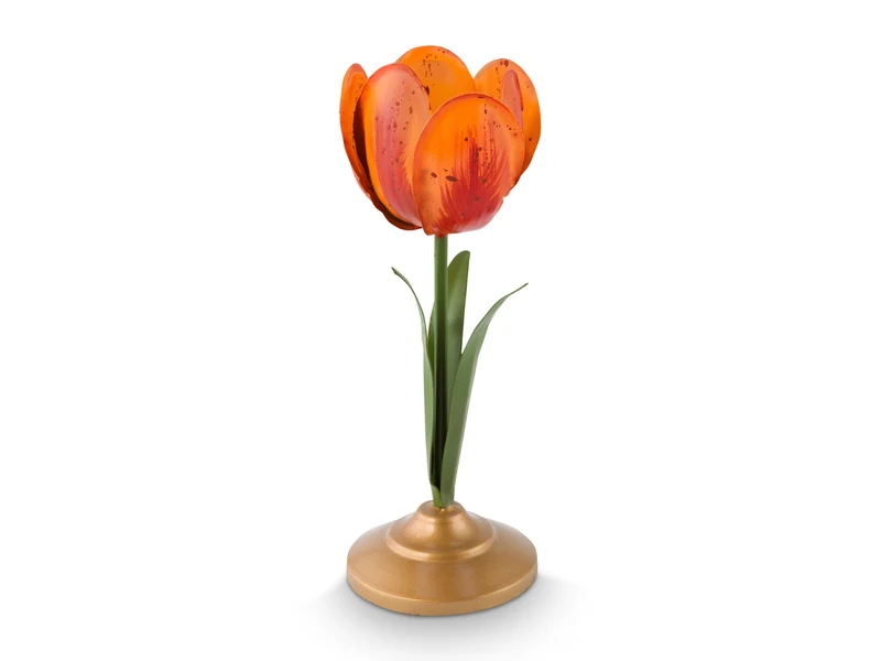 PIP STUDIO Metal Tulip Kerzenhalter orange 21cm