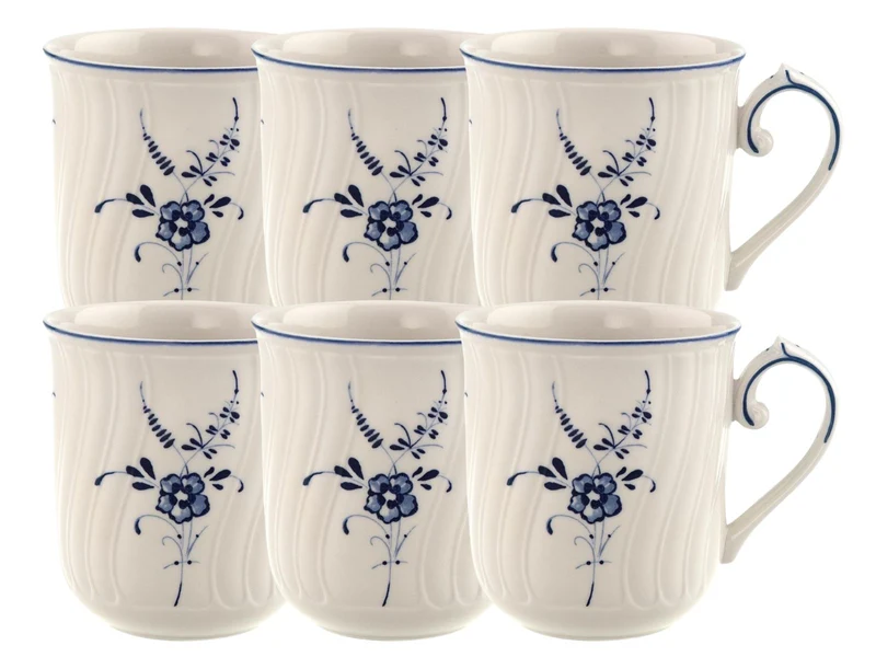 Villeroy & Boch Alt Luxemburg Becher mit Henkel 0,29l Set6
