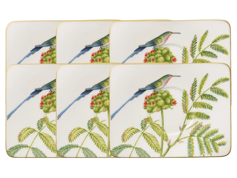 Villeroy & Boch Amazonia Kaffeeuntertasse 17 x 14 cm Set6