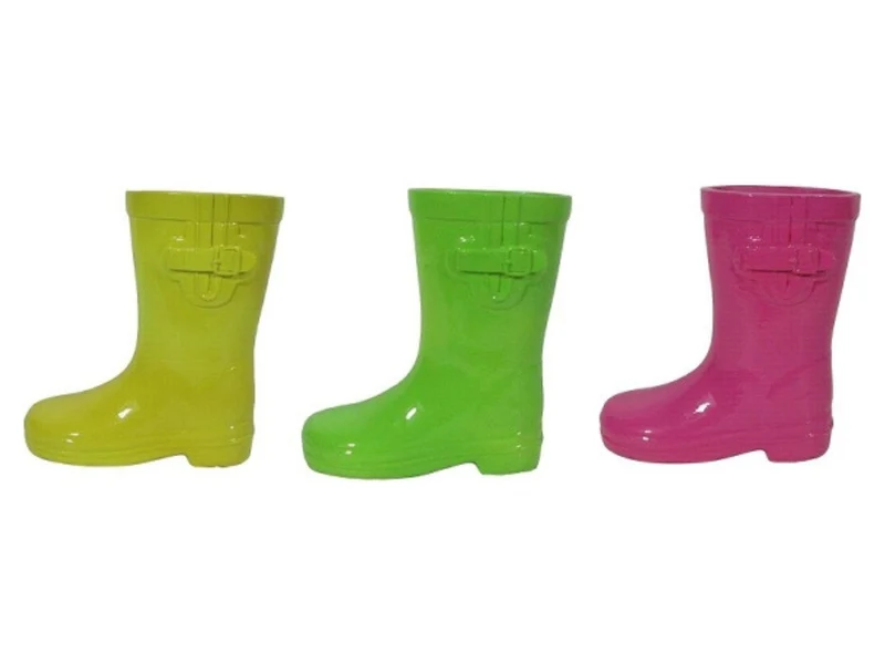 Exner Vase Gummistiefel sortiert mehrfarbig 18cm (1 Stück)