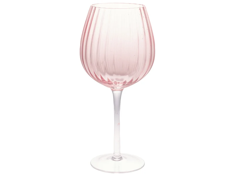 Greengate Alice Weinglas pale pink 23cm