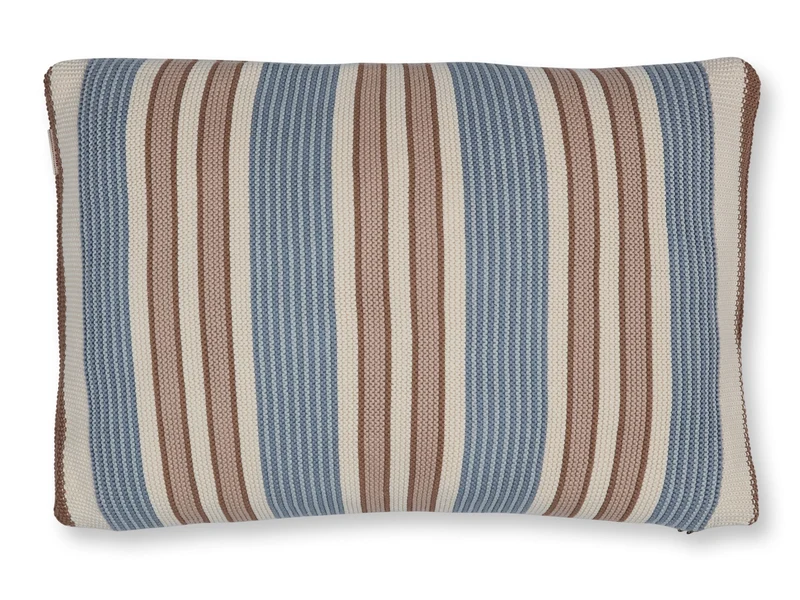 Pip Studio Bonsoir Combistripe Kissen blau 40x60cm (1 Stück)