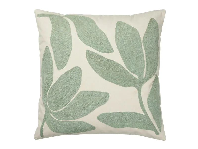 Broste Copenhagen Herbert Kissenbezug sage green/natural 50x50cm