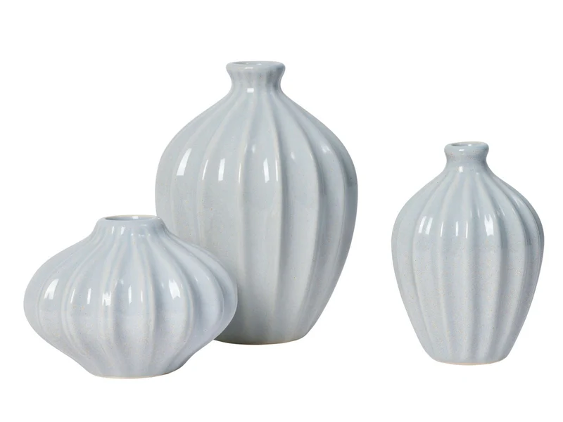 Broste Copenhagen Amalie Vase Light Blue Set 3tlg