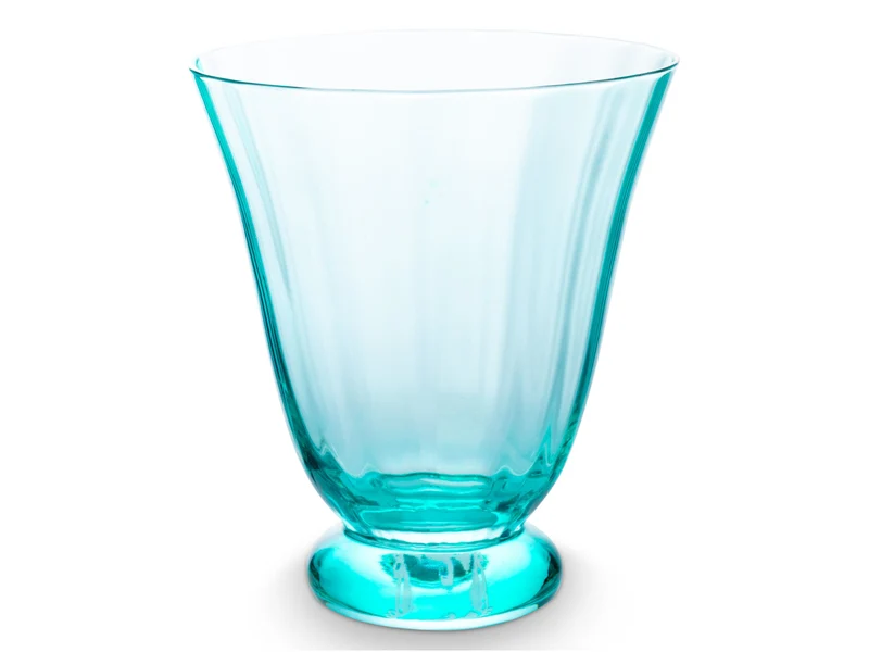 PIP STUDIO Tulip Blue Wasserglas blau 0,28l