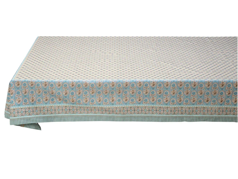 PIP STUDIO Blooming Tales Khaki-Blue Tischdecke 150x250cm