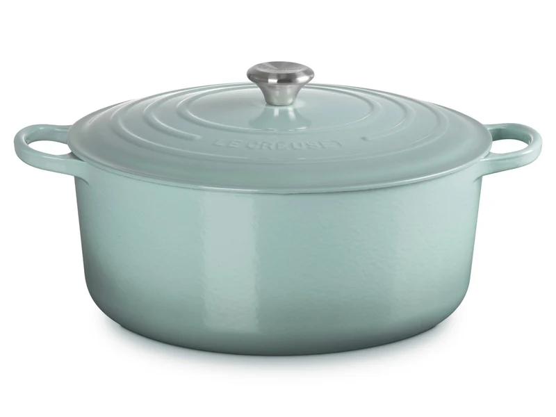 Le Creuset Bräter Signature rund sea salt 34cm