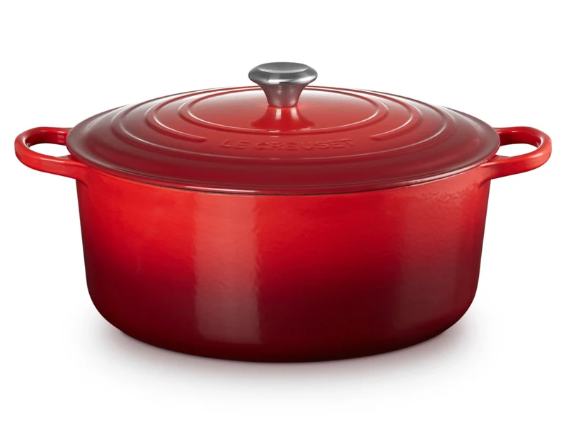 Le Creuset Bräter Signature rund kirschrot 34cm