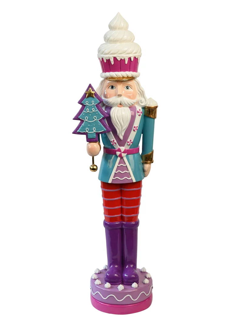 Giftcompany Noce Nussknacker petrol/lila 94cm